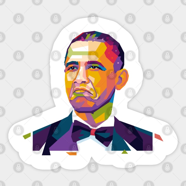 Barack Obama Meme Sticker by REKENINGDIBANDETBRO